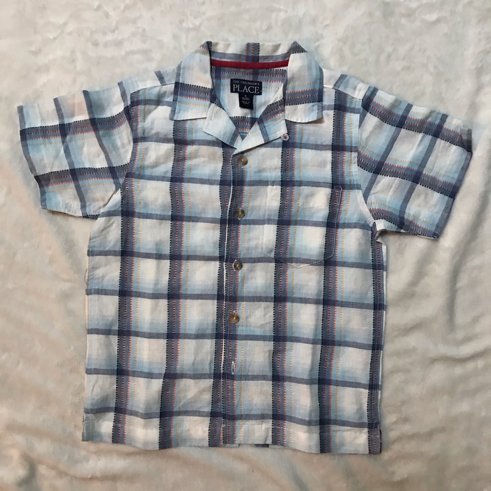 Children’s Place Boy’s button down shirt-size 4/5